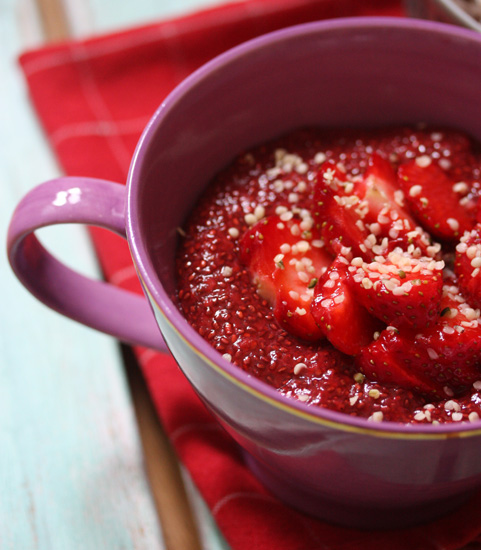 Vegan Strawberry Pudding Vegan Strawberry Pudding